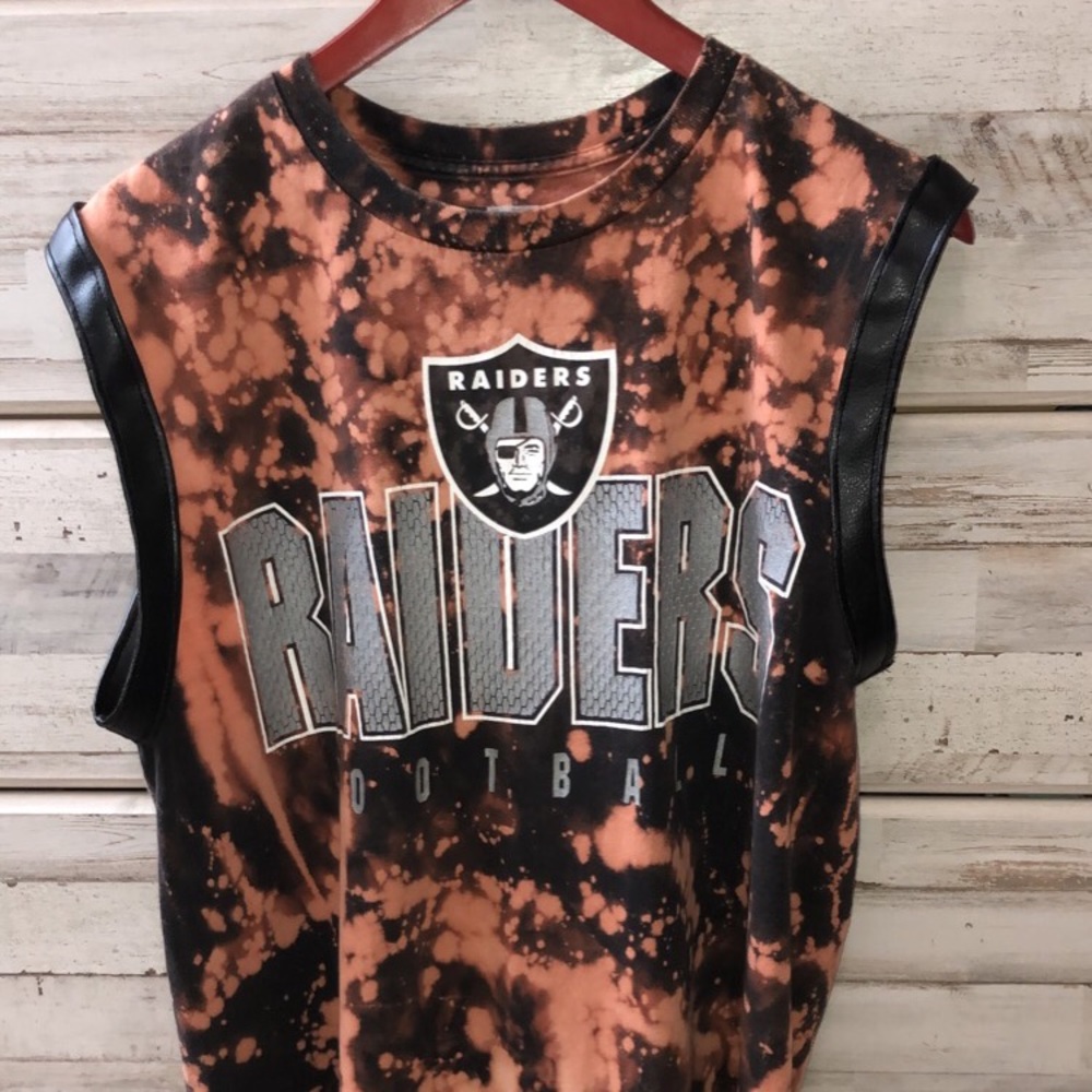 Raiders NFL Tie-Dye Sleeveless Tee
